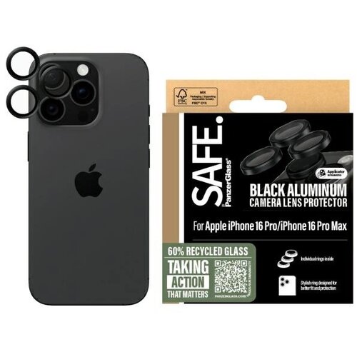 PanzerGlass VARNO KALJENO STEKLO ZA IPHONE 16 PRO MAX KAMERO ČRNO, (21911486) Cene