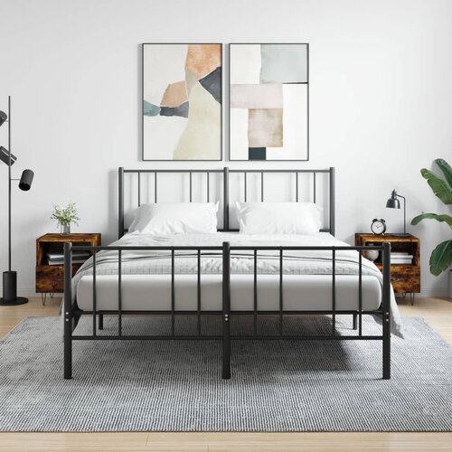  Noćni ormarići 2 kom boja hrasta 40x35x47,5cm konstruirano drvo Slike