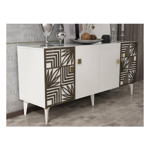 Hanah home komoda midia white Slike