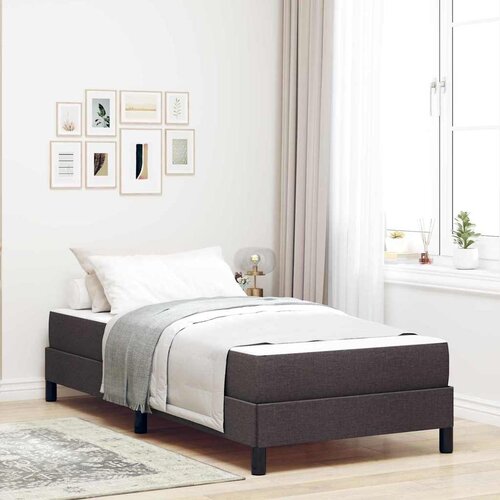 vidaXL Krevet s opruga kutije Ostalo Tamno smeđa 80 x 200 cm tkanina Cene