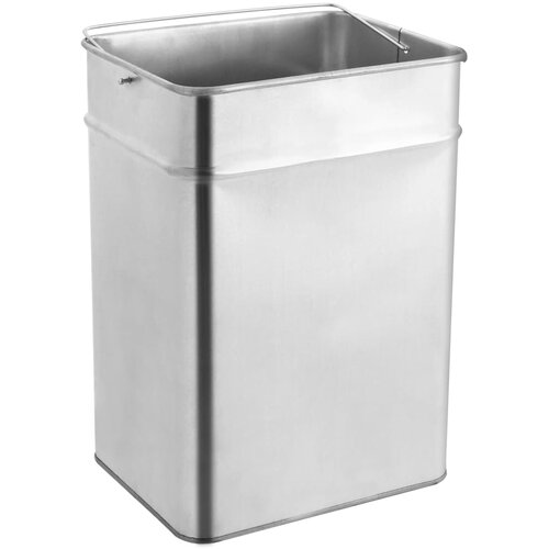  Kanta za smeće s pepeljarom 45 L čelična crna Slike