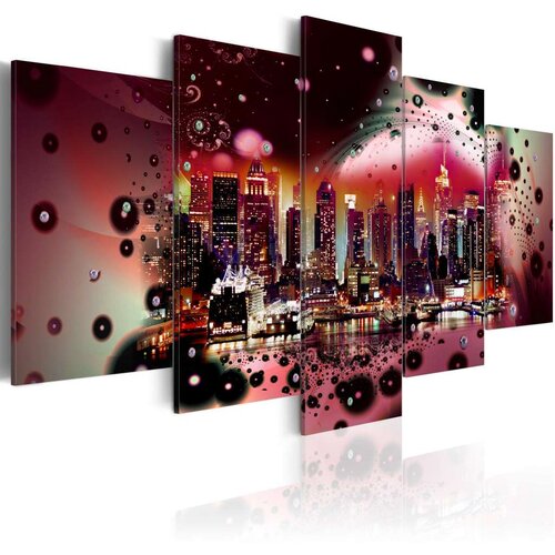  Slika - The colours of New York 100x50 Cene