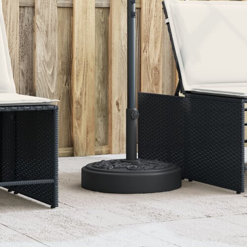 vidaXL Podstavek za senčnik za Ø38/48 mm palice 25 kg okrogel Cene