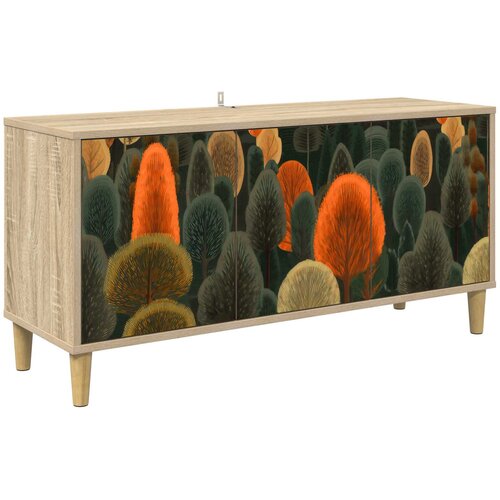  ormar ZAANDAM 102 x 33 x 50 cm Sonoma Konstruirano drvo Cijene
