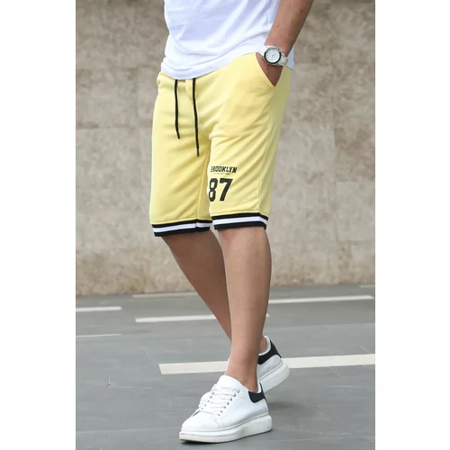 Madmext Shorts - Yellow - Normal Waist