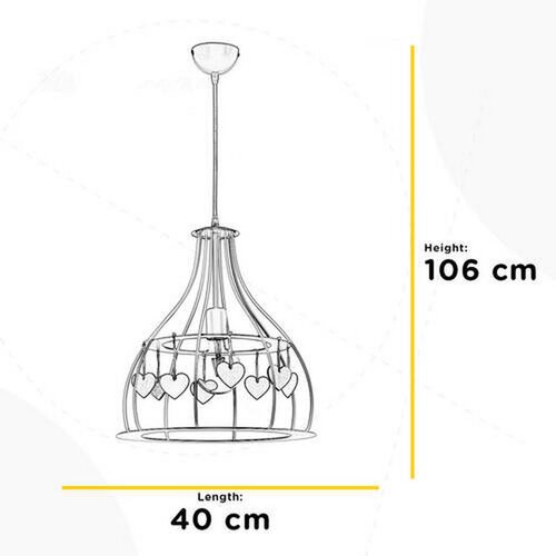 Lesnina XXXL ONLI - Dečiji luster TITTA 1xE27/22W/230V ružičasta Slike