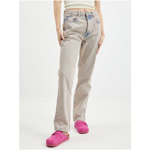 Pepe Jeans Blue Beige Women Straight Fit Jeans Jeans Celyn Rose - Women Slike
