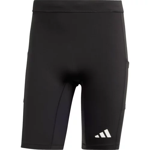 Adidas Športne hlače 'OWN THE RUN' črna / bela