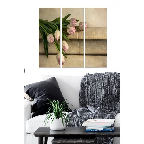 Wallity MDF11391 Multicolor Decorative MDF Painting (3 Pieces) Slike