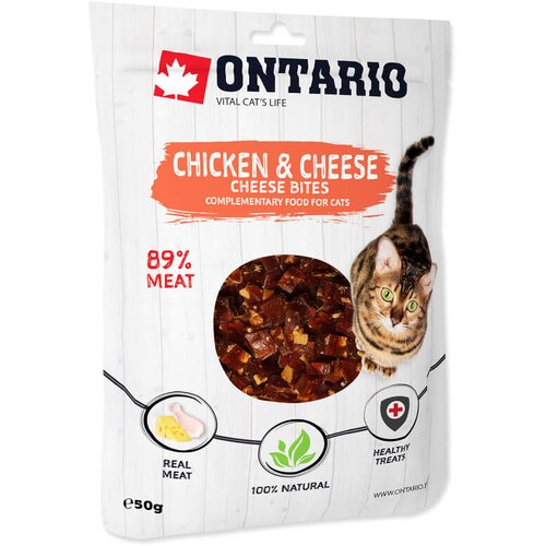 Ontario Cat posladek - pi&scaron;čanec/sir, 50 g Cene