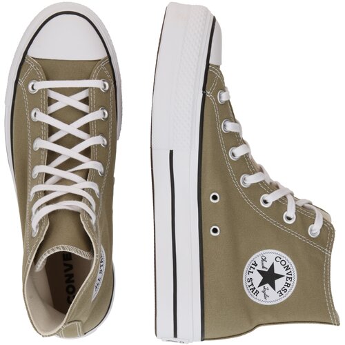 Converse Visoke superge &amp;#039;Chuck Taylor All Star Lift&amp;#039; oliva / bela Slike