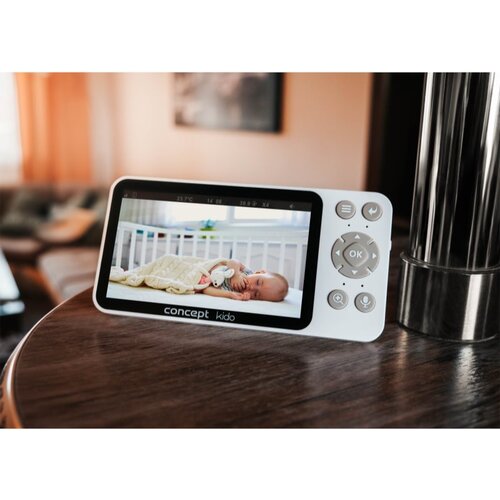 Copen KIDO KD5010 Digitalni video monitor za bebe s LED pozadinskim osvjetljenjem 1 kom Slike