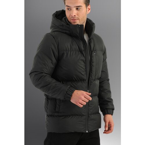 D1fference Men's Black Thick Lined Hooded Waterproof Inflatable Sports Winter Coat. Cijene
