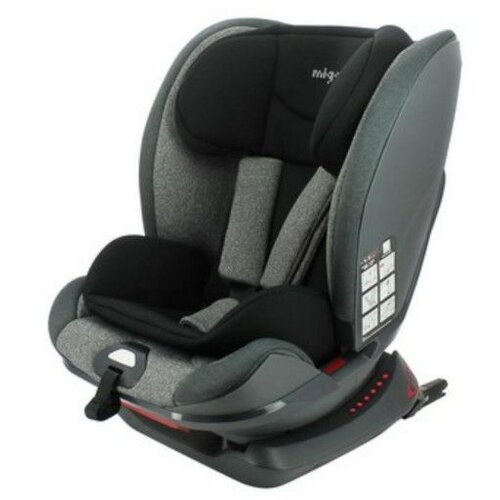 Migo autosjedalica Denver 1/2/3 (9-36kg), Grey/Black Slike