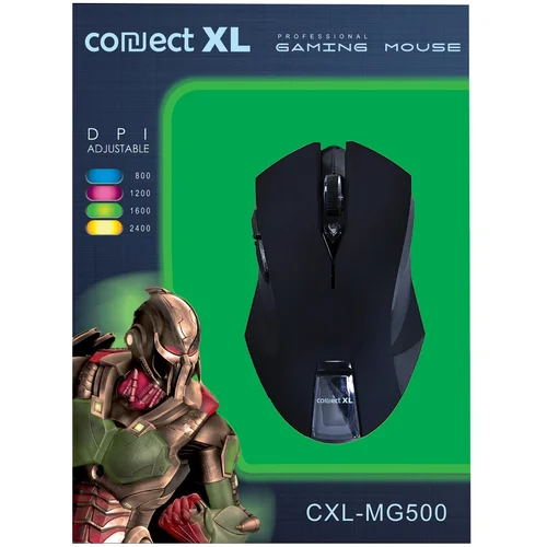 Connect Xl Miš optički, 2400dpi GAMER, USB, 6 tipki – CXL-MG500