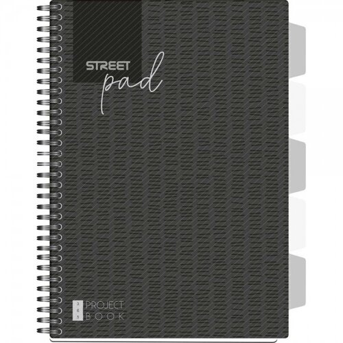 STREET Blok kolegij A4/D PAD BLACK 100L sa pregradama 67129 Cene