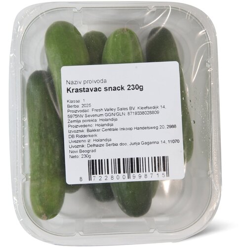 Maxi pijaca Krastavac snack 230g Cene