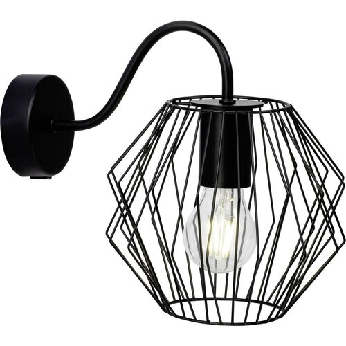 Brilliant Noris 54190/06 zidna svjetiljka E27 60 W LED crna Slike