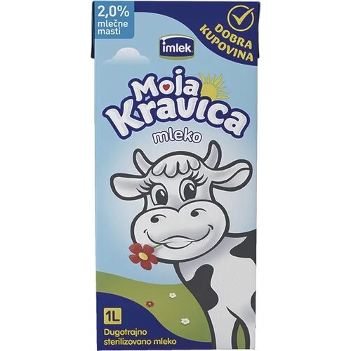 KRAVICA MLEKO UHT MOJA 2%MM 1L TB Cene