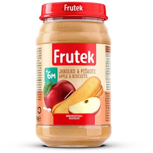Frutek ka&amp;scaron;ica keks i jabuka 190g Slike