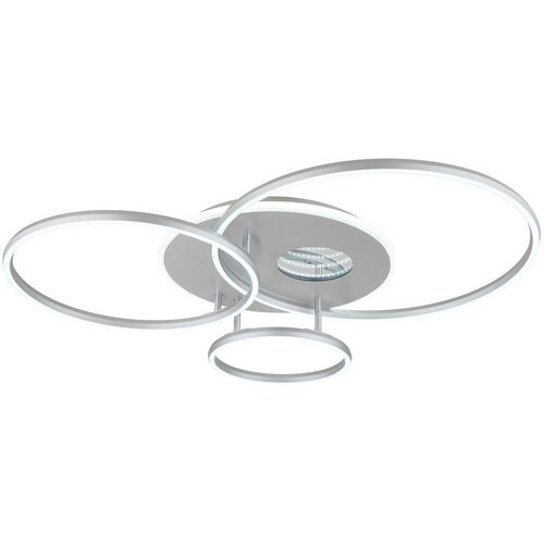 Globo 48466-54A-LED prigu&scaron;iva plafonska svetiljka INVERTINA 54W/230V 90x70 cm srebrna + daljinski upravljač Cene