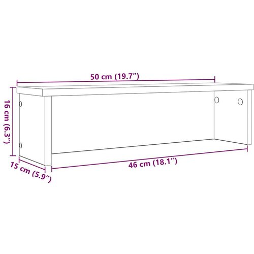 vidaXL Kuhinjski stalak za slaganje 50x15x16 cm konstruirano drvo Cijene