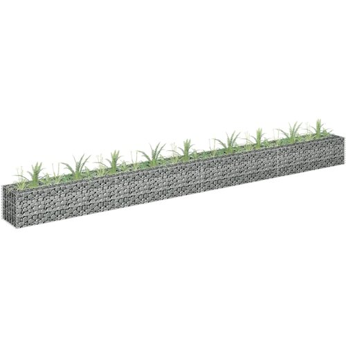 vidaXL Gabionska sadilica od pocinčanog čelika 360 x 30 x 30 cm Cijene