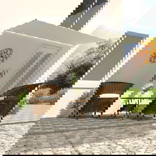 VidaXL Zložljiva tenda 400x150 cm krem, (20611127) Slike