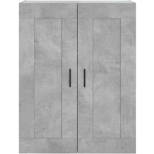  Visoka komoda siva betona 69,5x34x180 cm od konstruiranog drva Slike