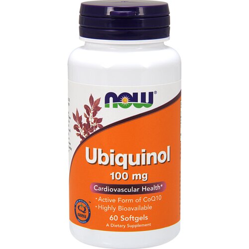 Now Foods Ubikinol 100 mg 60 капс. Slike