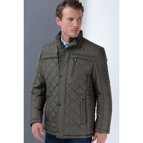 Dewberry M8616 MEN&amp;#039;S COAT-KHAKI Slike