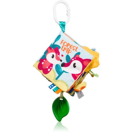 BabyOno Have Fun Sensory Book edukativna knjiga kontrastnih boja s grickalicom Forest Trip 1 kom Cijene
