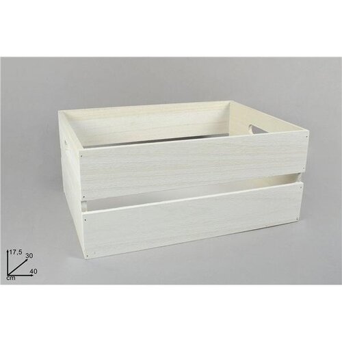  DRVENA KO&Scaron;ARA 40*30*17,5CM BIJELA CM001375F Cijene