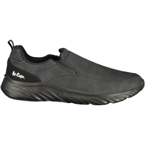 Lee Cooper mu&amp;scaron;ke tenisice LCM625108 bez vezica crne Slike