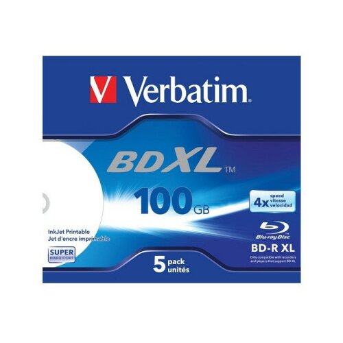 Verbatim 100GB/XL/BD-R 4X PRINT JC 1/5 43789 ( 5100P/Z ) Cene