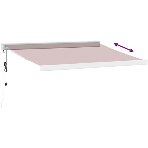 Tenda na automatsko uvlačenje bordo 350x250 cm Slike