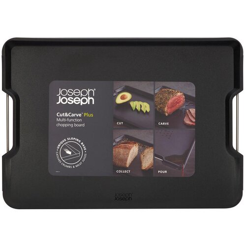 Shumee Cut&amp;amp;Carve Plus Multi-func.Black Chopping Board Slike