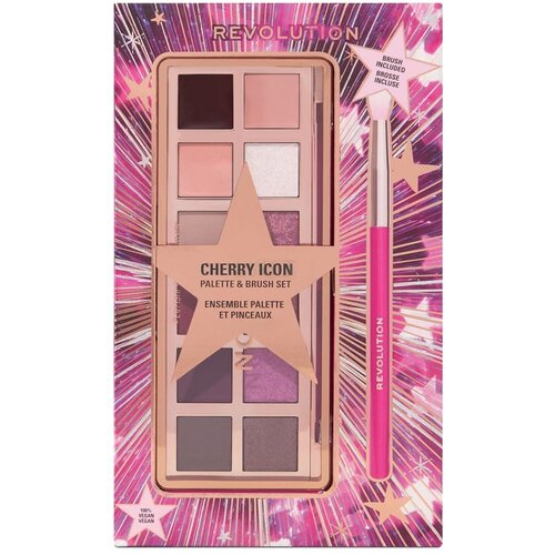 REVOLUTION MAKE UP Revolution set za &amp;scaron;minkanje Cherry Icon 12 x 0,7g Slike