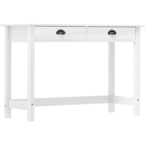 Maison Chic konzolna miza - miza ob steni Hill z 2 predaloma 110x45x74 cm borovina, (21786505) Slike