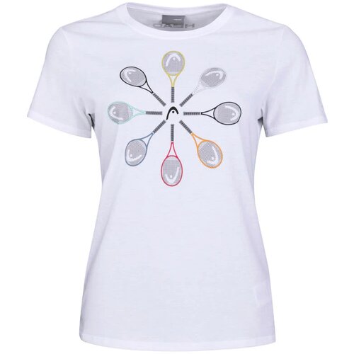 Head Dámské tričko Vision Racquet White S Cene