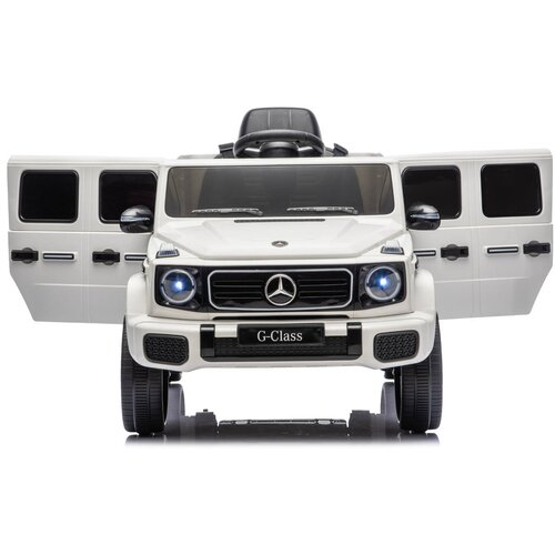 Mercedes G 4x4 24V 2580 Battery-Operated Vehicle White Slike