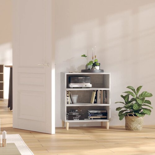 VidaXL Komoda betonsko siva 57x35x70 cm iverna plo&amp;scaron;ča, (20656402) Slike