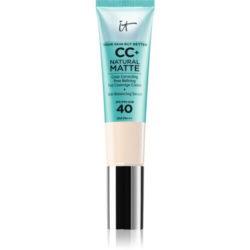 IT Cosmetics Your Skin But Better CC+ Cream Natural Matte matirajoči tekoči puder SPF 40 za ženske Fair Ivory 32 ml Slike