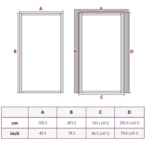  Unutarnja vrata 102,5 x 201,5 cm crna od mat stakla i aluminija Slike