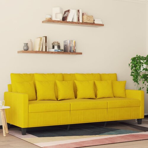  The Living Store Trosed rumen 180 cm žamet - Trosed, (21494872) Cene