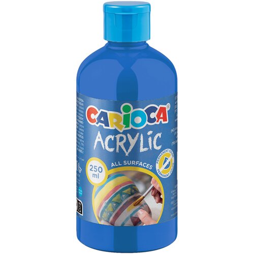Carioca Akrilna barva, modra, 250 ml - Cene