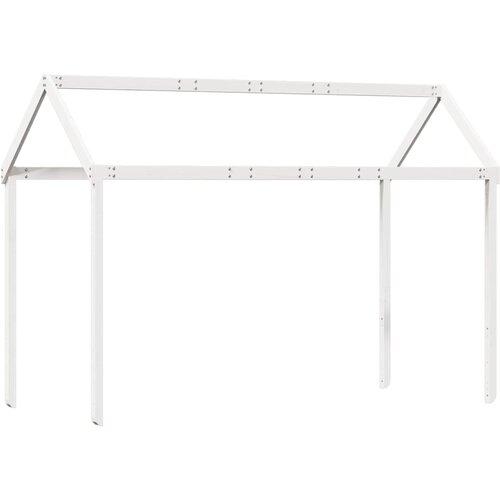 vidaXL Streha za otroško posteljo bela 207x80,5x151,5cm trdna borovina, (21243284) Cene