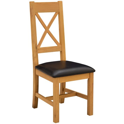 vidaXL Jedilni stol 2 pcs Masivno hrastovo les Črna 45 x 54 x 105 cm, (5000296751) Cene