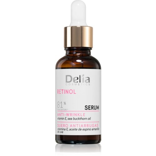 Delia Cosmetics Retinol Anti-Wrinkle Serum serum proti gubam z retinolom 30 ml Slike