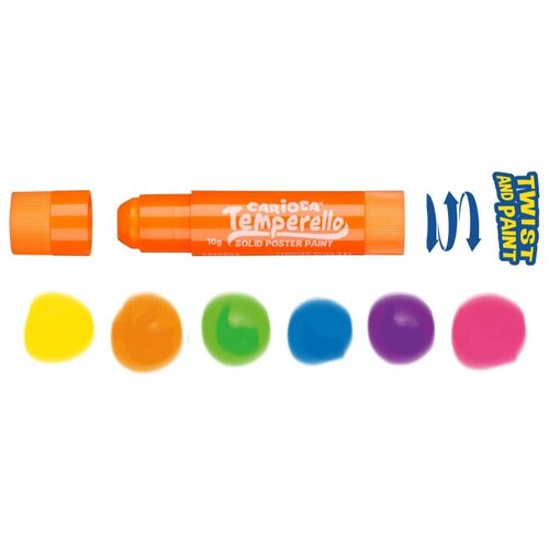 Carioca tempera u stiku neon, pak 1/6 Cijene
